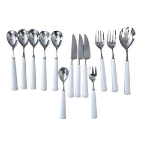 Vntg Noritake Au Naturel Pattern 9073 Pearl White Coupe Shape Set of 13